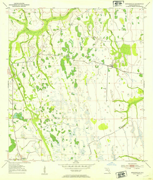 1953 Kenansville, FL - Florida - USGS Topographic Map v4