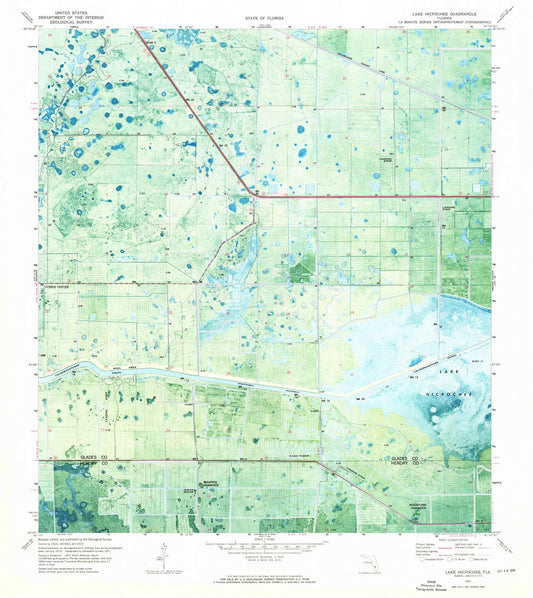 1971 Lake, FL - Florida - USGS Topographic Map
