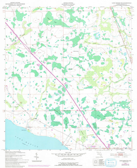 1953 Lake, FL - Florida - USGS Topographic Map v2