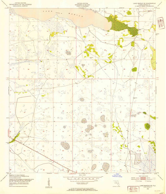 1953 Lake, FL - Florida - USGS Topographic Map v4