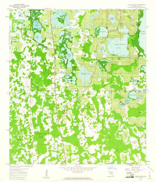 1959 Lakellie, FL - Florida - USGS Topographic Map