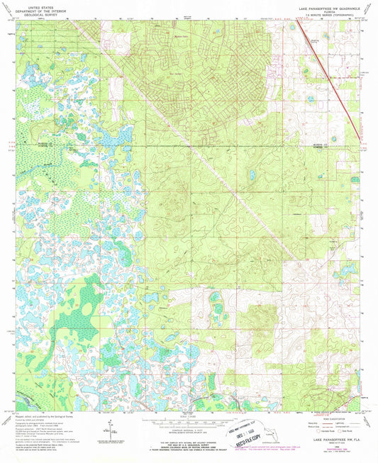 1966 Lake, FL - Florida - USGS Topographic Map