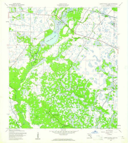 1944 Lower Myakka Lake, FL - Florida - USGS Topographic Map v2