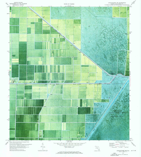 1970 Loxahatchee, FL - Florida - USGS Topographic Map