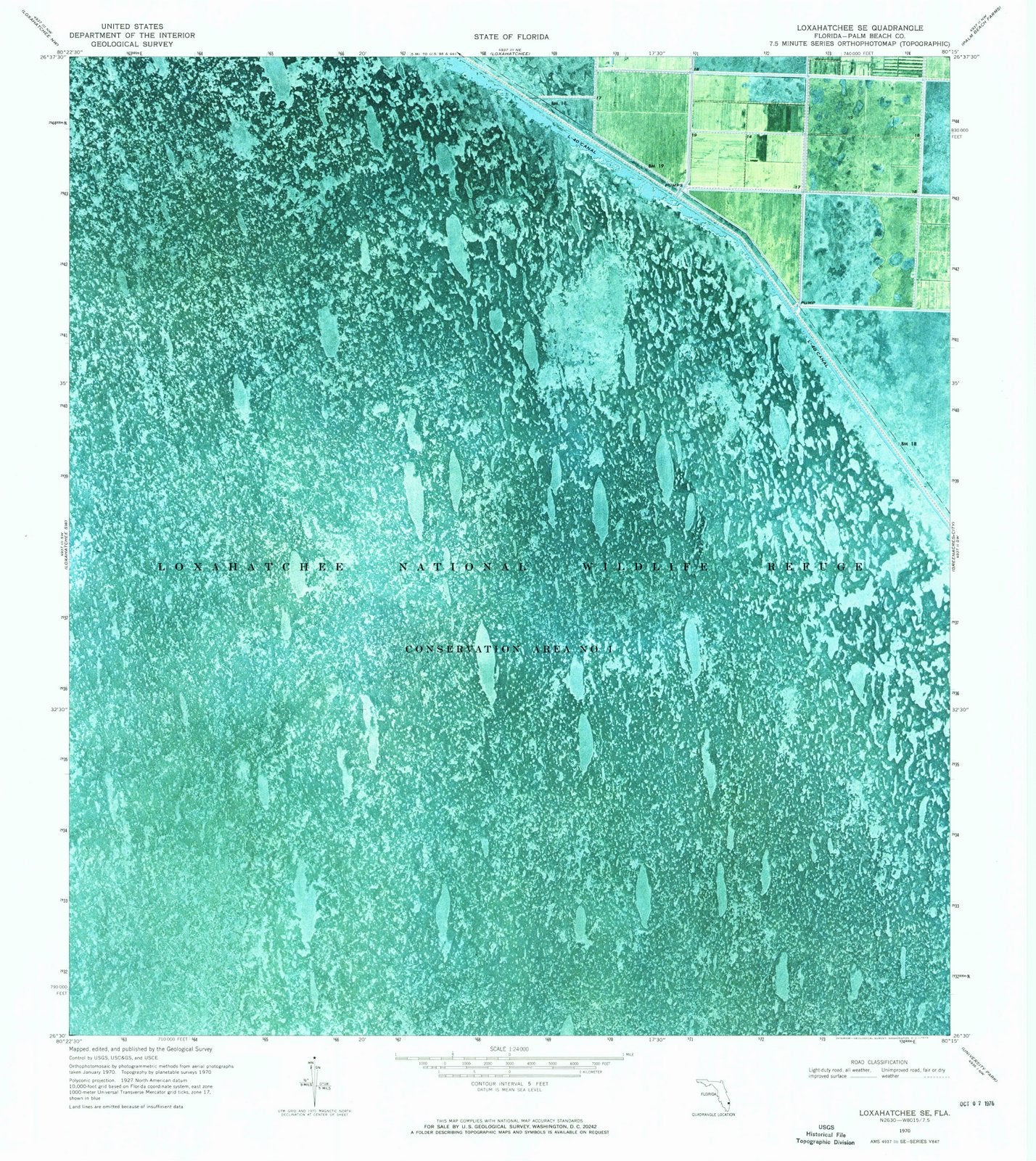 1970 Loxahatchee, FL - Florida - USGS Topographic Map v2