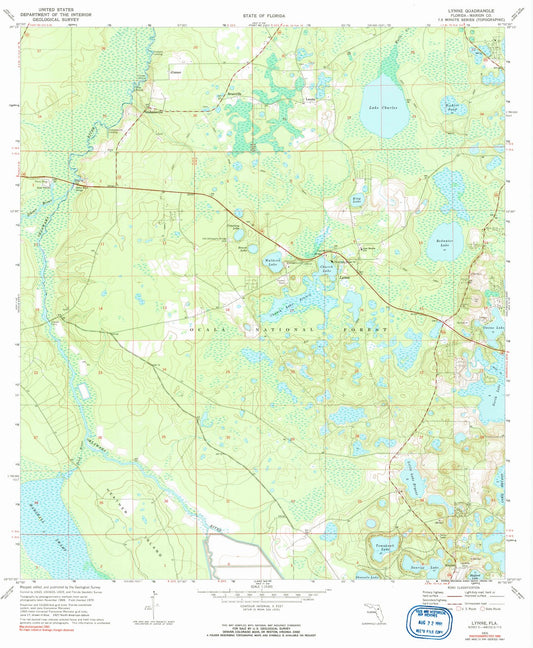 1970 Lynne, FL - Florida - USGS Topographic Map