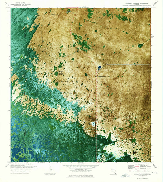 1972 Mahogany Hammock, FL - Florida - USGS Topographic Map