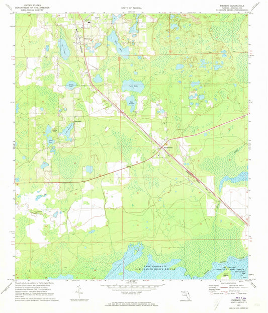 1970 Pierson, FL - Florida - USGS Topographic Map