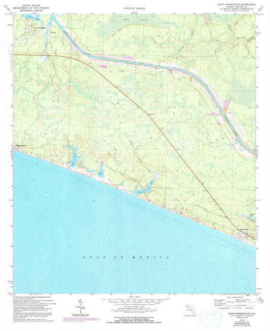 1970 Point Washington, FL - Florida - USGS Topographic Map