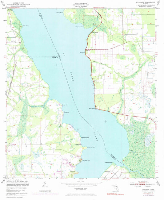 1949 Riverdale, FL - Florida - USGS Topographic Map