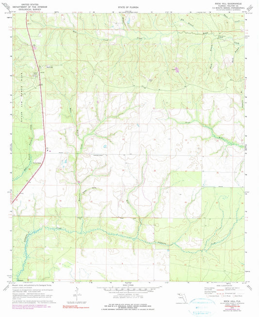 1970 Rock Hill, FL - Florida - USGS Topographic Map