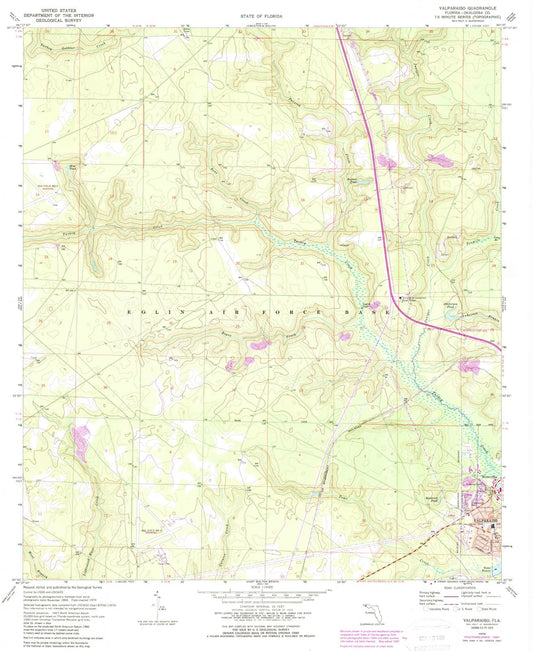 1970 Valparaiso, FL - Florida - USGS Topographic Map