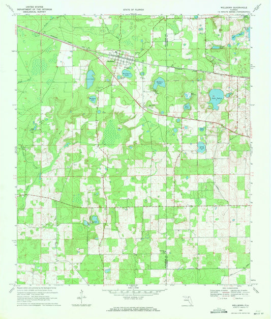 1969 Wellborn, FL - Florida - USGS Topographic Map