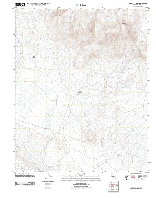 2012 Airport Lake, CA - California - USGS Topographic Map
