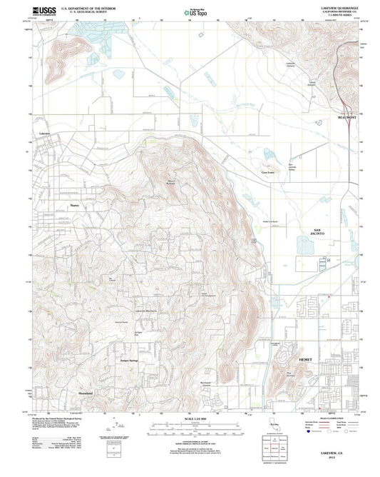 2012 Lakeview, CA - California - USGS Topographic Map
