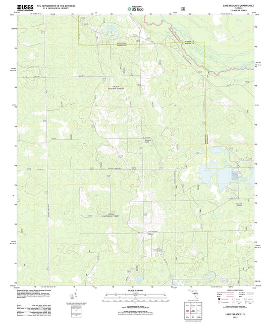 2012 Lakeelancy, FL - Florida - USGS Topographic Map