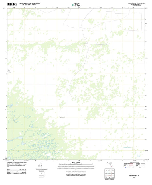 2012 Big Boy Lake, FL - Florida - USGS Topographic Map