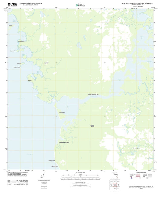 2012 Lostmans River Ranger Station, FL - Florida - USGS Topographic Map