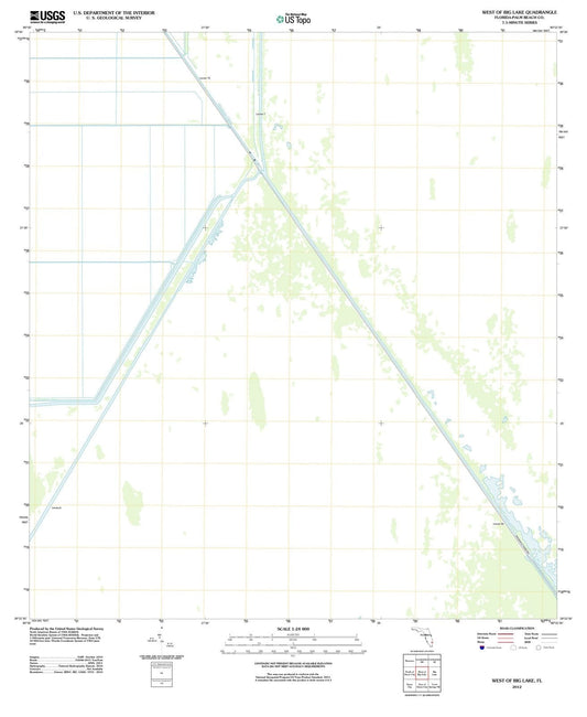 2012 West of Big Lake, FL - Florida - USGS Topographic Map