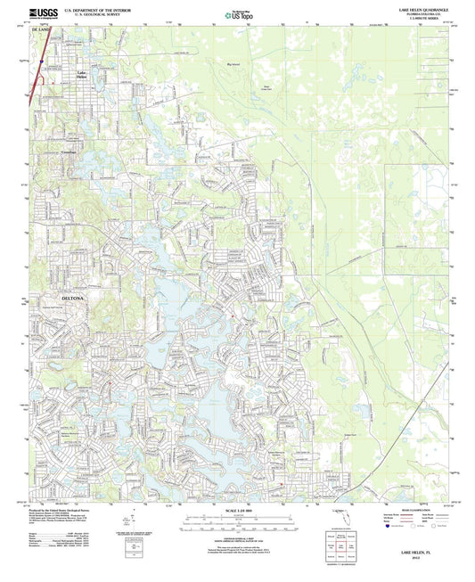 2012 Lake Helen, FL - Florida - USGS Topographic Map