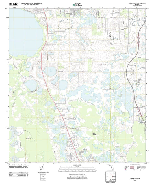 2012 Lake Louisa, FL - Florida - USGS Topographic Map