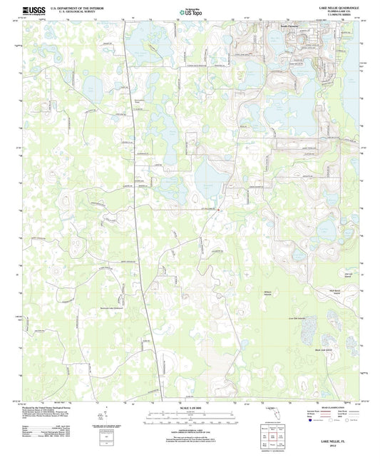 2012 Lakellie, FL - Florida - USGS Topographic Map