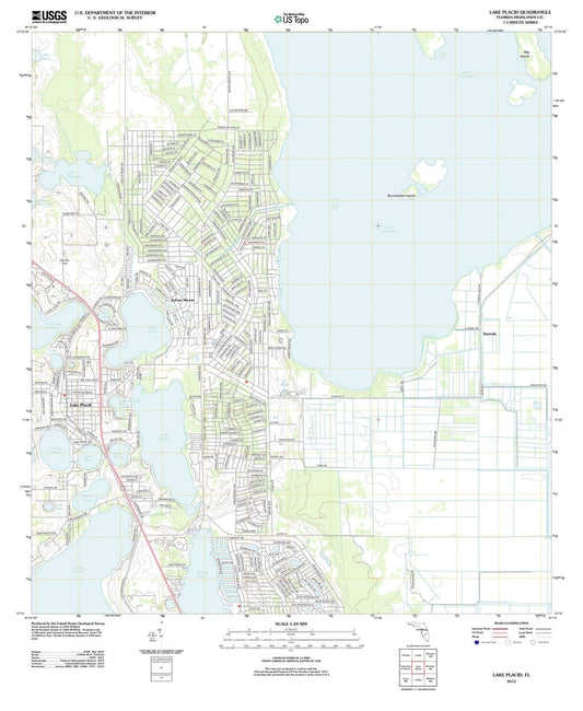 2012 Lake Placid, FL - Florida - USGS Topographic Map