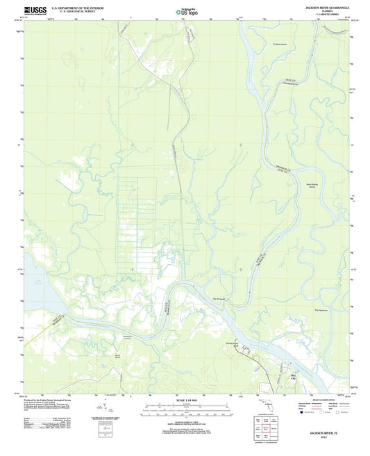 2012 Jackson River, FL - Florida - USGS Topographic Map