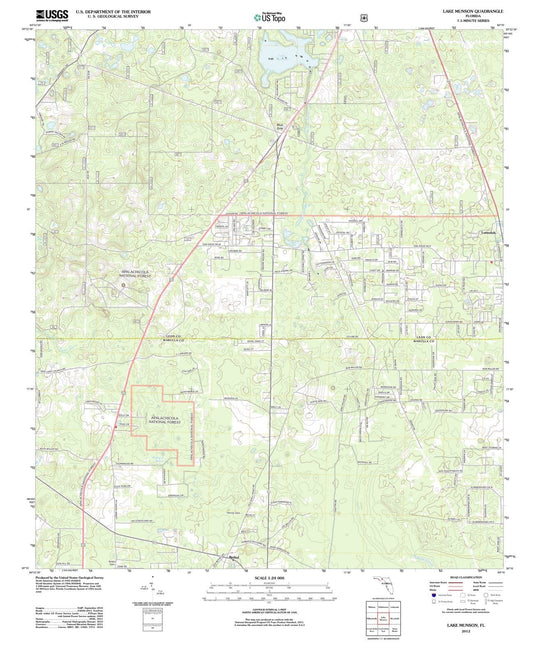 2012 Lake Munson, FL - Florida - USGS Topographic Map