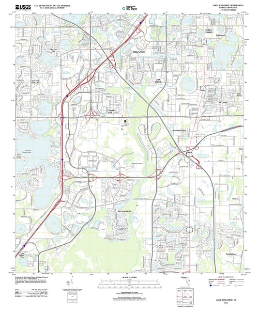 2012 Lake Jessamine, FL - Florida - USGS Topographic Map