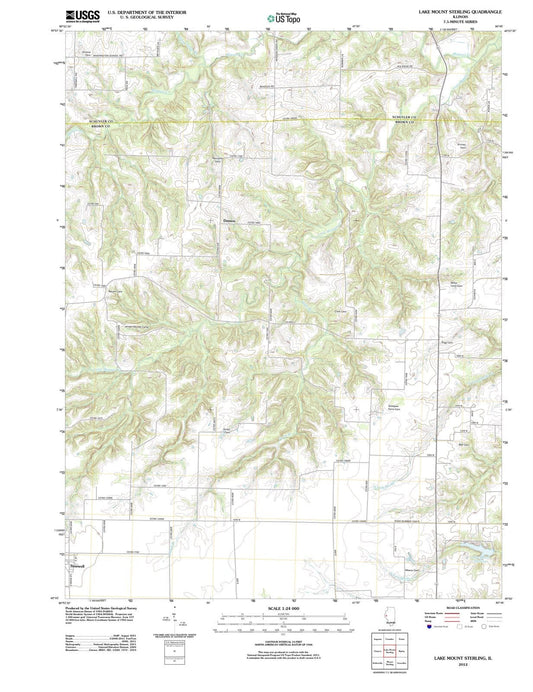2012 Lake Mount Sterling, IL - Illinois - USGS Topographic Map