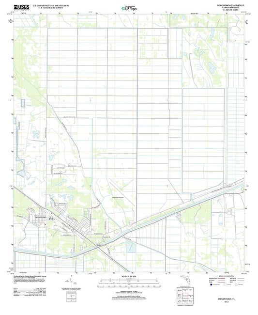 2012 Indiantown, FL - Florida - USGS Topographic Map
