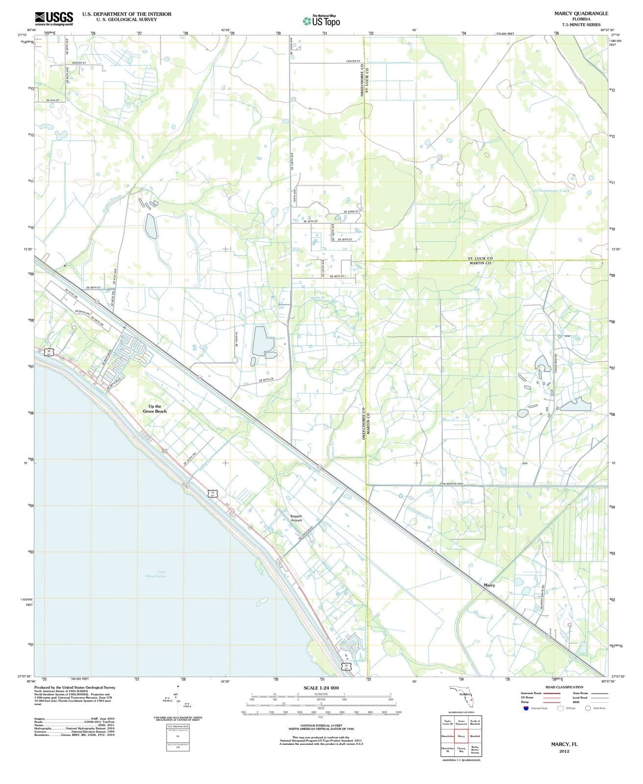 2012 Marcy, FL - Florida - USGS Topographic Map