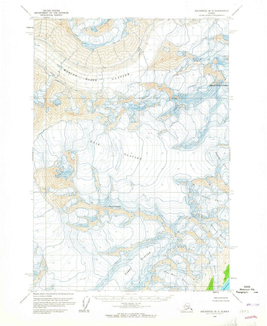 1960 Anchorage, AK - Alaska - USGS Topographic Map0