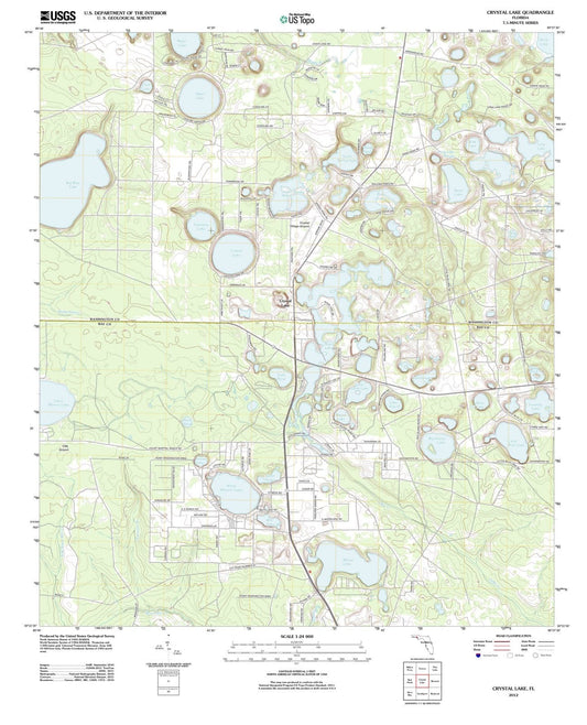 2012 Crystal Lake, FL - Florida - USGS Topographic Map