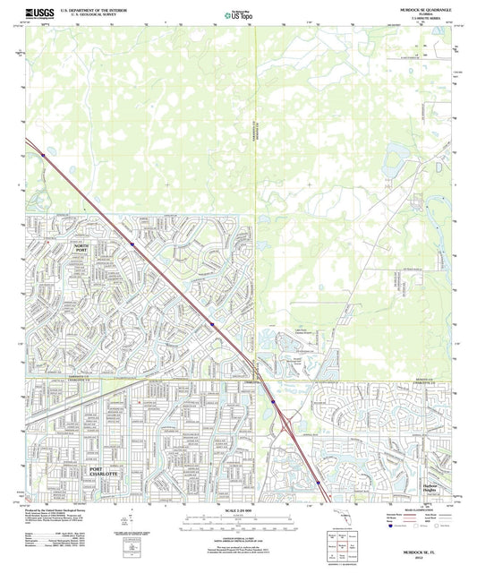 2012 Murdock, FL - Florida - USGS Topographic Map v4