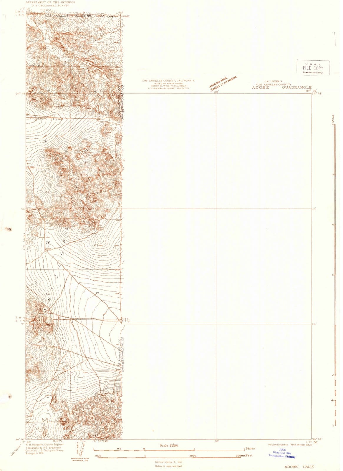 1931 Adobe, CA - California - USGS Topographic Map
