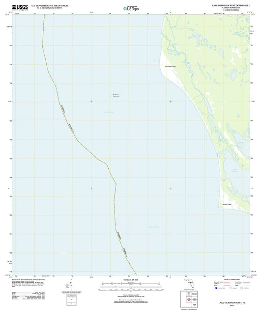 2012 Lake Ingraham West, FL - Florida - USGS Topographic Map