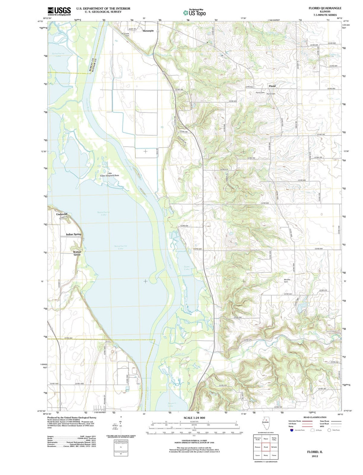 2012 Florid, IL - Illinois - USGS Topographic Map