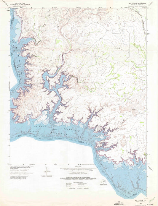 1972 Canyon, TX - Texas - USGS Topographic Map v4