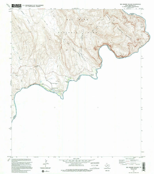 1971 Rio Grande, TX - Texas - USGS Topographic Map