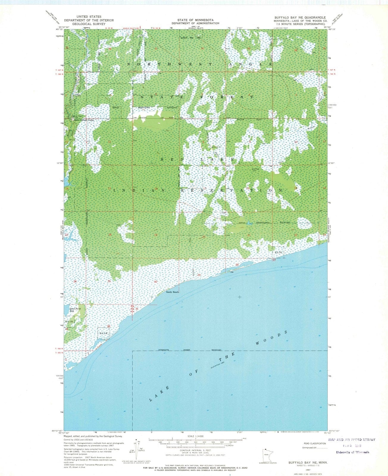 1967 Buffalo, MN - Minnesota - USGS Topographic Map