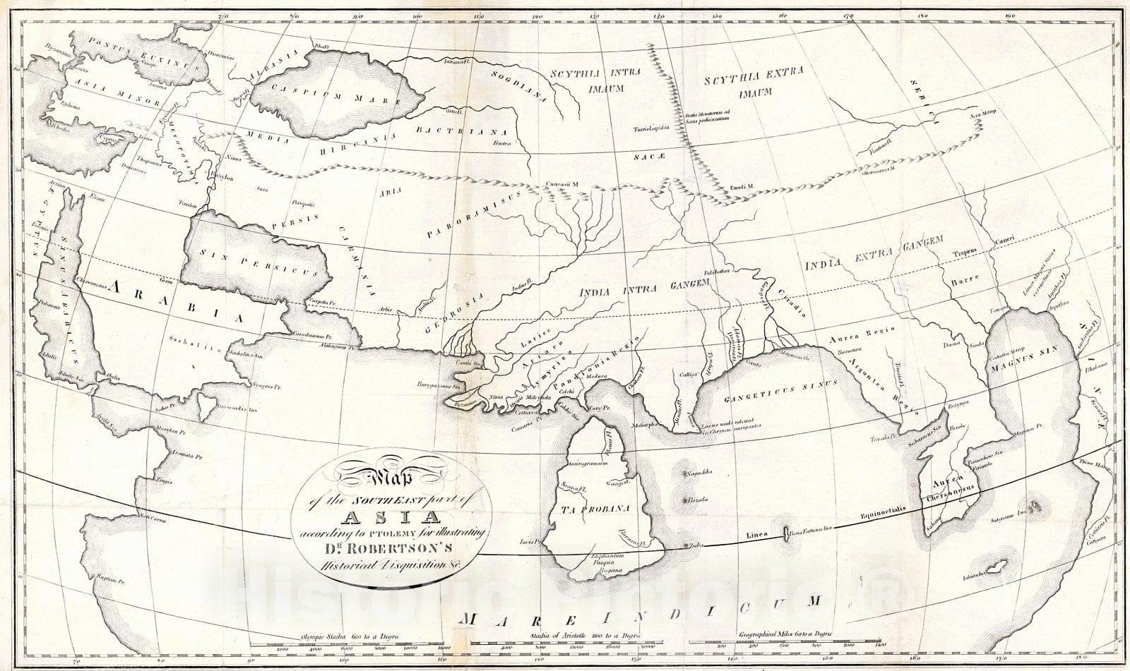 Historic Map : 1790 Map of the South East Part of Asia  : Vintage Wall Art