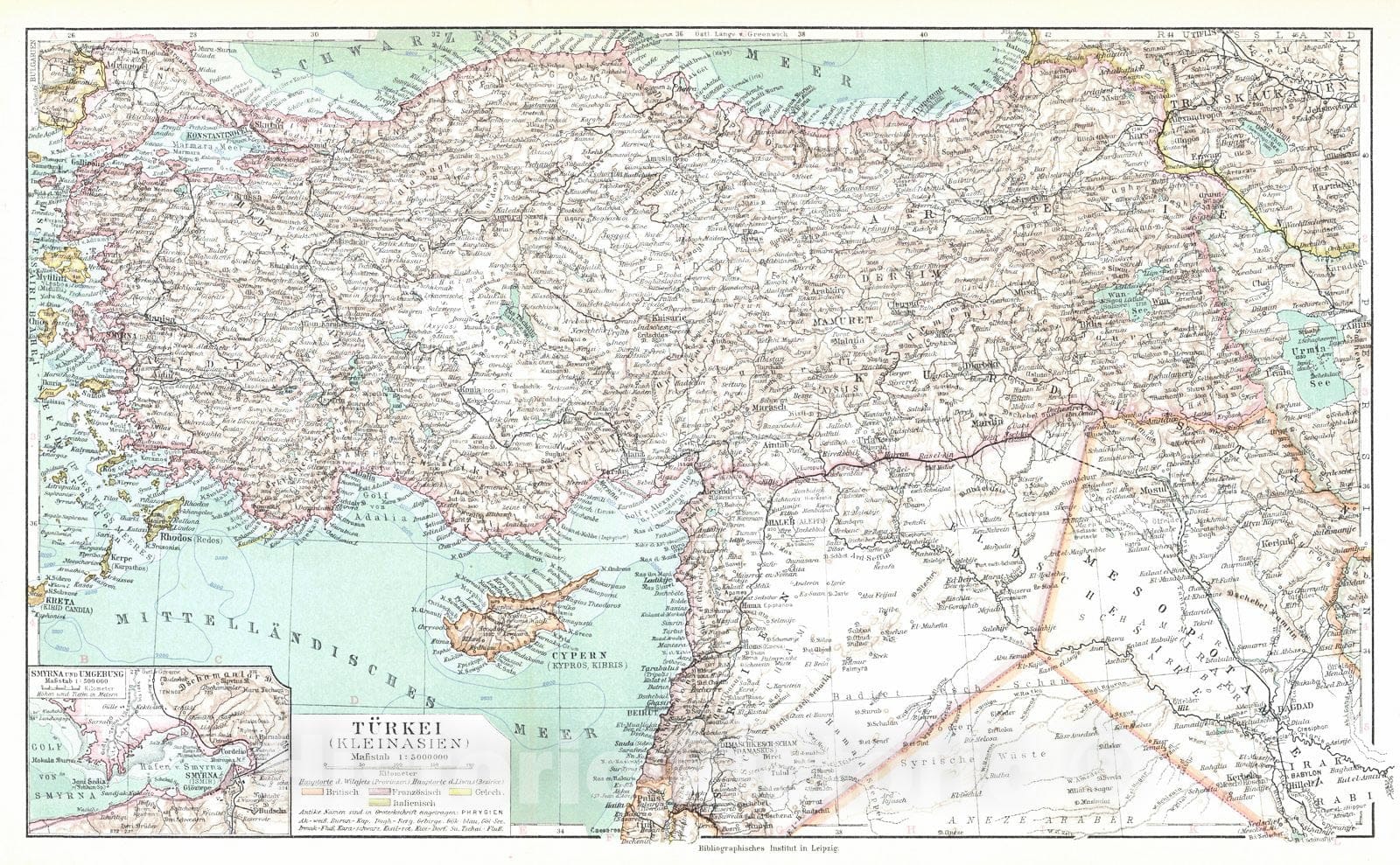Historic Map : 1924 T&uuml;kei : Vintage Wall Art