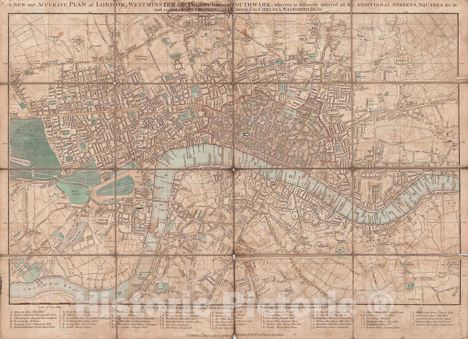 Historic Map : 1798 War Plan of the Circumvallation and Attacks of Philipsburg in 1734 : Vintage Wall Art