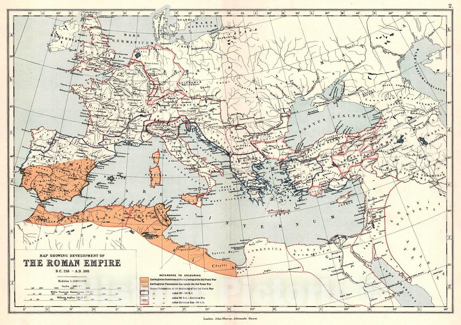 Historic Map : 1904 I Tri Laghi : Vintage Wall Art