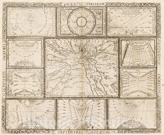 Historical Map, 1607 [World map], Vintage Wall Art