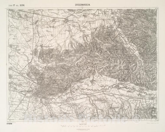 Historic 1911 Map - Grosswarden. - Vintage Wall Art