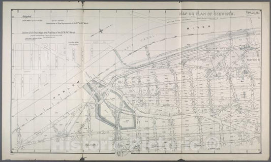 Historic Map - 1892 Bronx (New York, N.Y.), [E. 150Th Street, Cromwell Ave, E. 161St Street, Gerard Ave, E. 167Th Street, Boscobel Ave, Depot Place.] - Vintage Wall Art