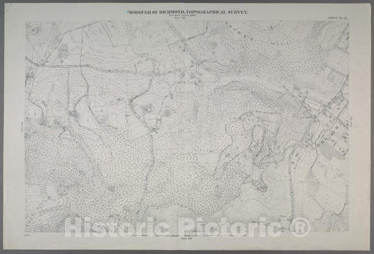Historic Map - 1906 New York, N.Y. Richmond, Sheet No. 32. [Includes Grymes Hill, (Emerson Hill) And Concord.] - Vintage Wall Art